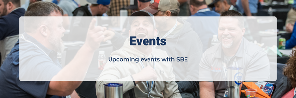 Upcoming events with SBE