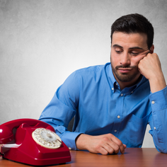 Waiting by phone